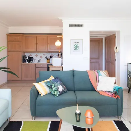 A13 - 1 Bdr Garden Floor Fontonne - Ac, Pool & Parking أنتيب