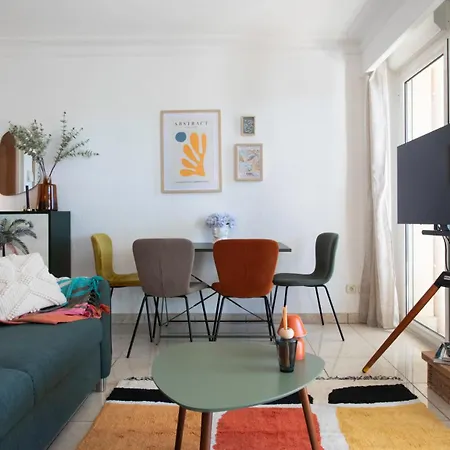 A13 - 1 Bdr Garden Floor Fontonne - Ac, Pool & Parking أنتيب