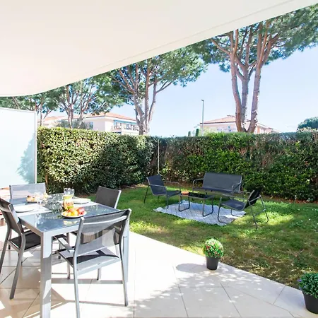 A13 - Staywiz Us -1 Bdr Garden Floor Fontonne - Ac, Pool&parking Antibes
