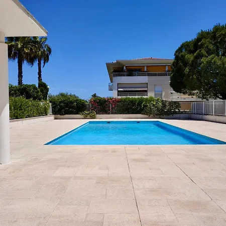 A13 - Staywiz Us -1 Bdr Garden Floor Fontonne - Ac, Pool & Parking Διαμέρισμα Αντίμπ